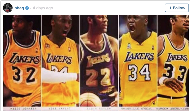 All time Lakers